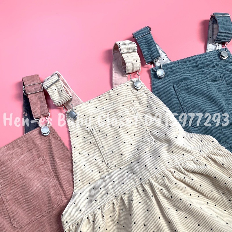 Yếm nhung Za.ra 3 màu cho bé