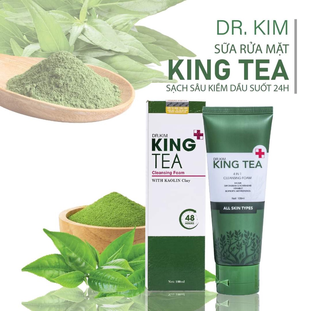 SỮA RỬA MẶT CAO TRÀ KINGTEA MOCHA 70ml