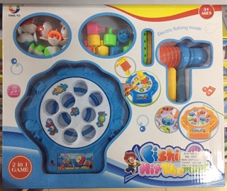 Hộp đồ chơi câu cá - Đập chuột
