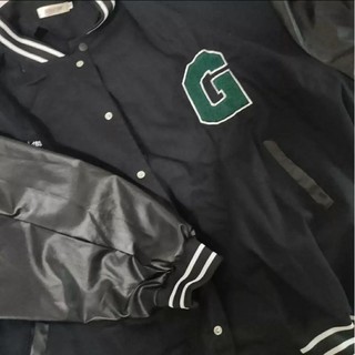 Áo Khoác Varsity Jacket G Tay Da