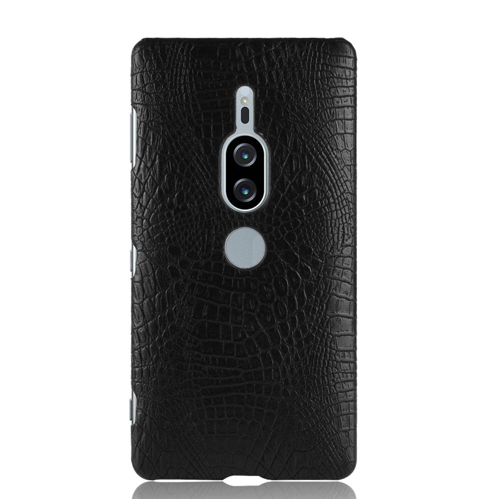 Sony Xperia XZ2 Premium H8116 H8166 Casing Fashion Crocodile Pattern Hard PC PU Leather Back Cover Hard Plastic Case Phone Cover