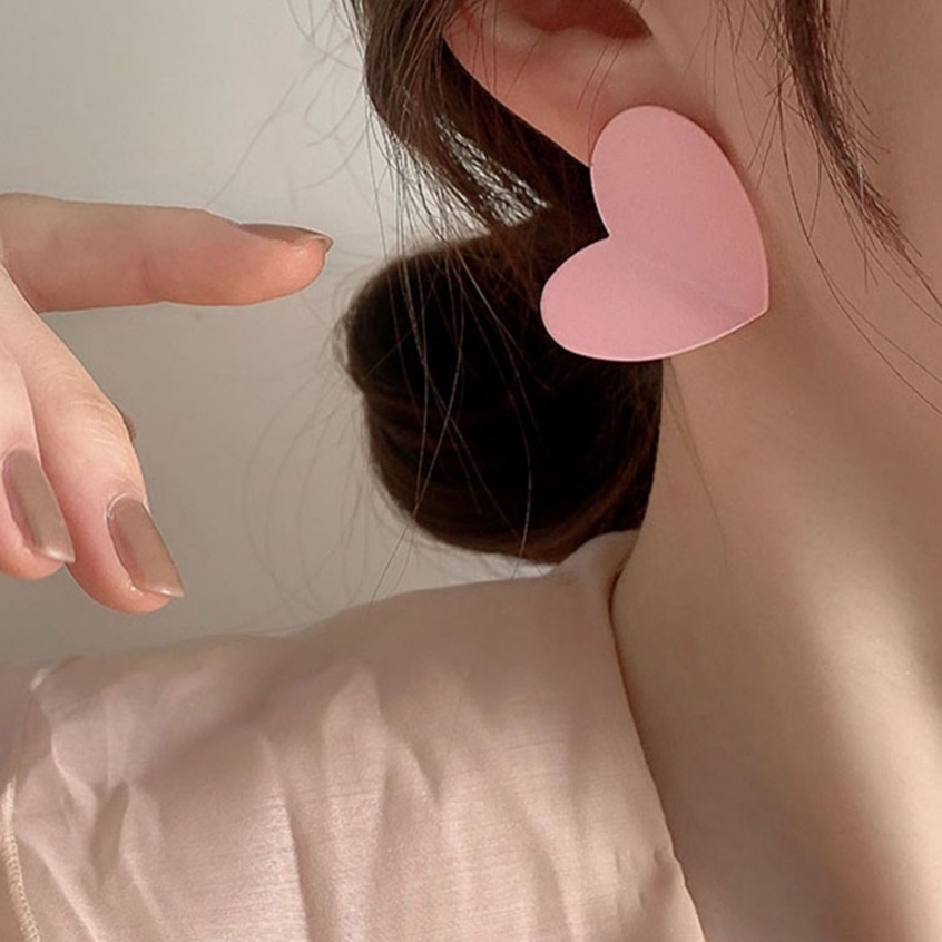 Khuyên Tai Dáng Dài Đính Nơ/Trái Tim/Nơ Dễ Thương Thời Trang Mùa Hè Mới 2023