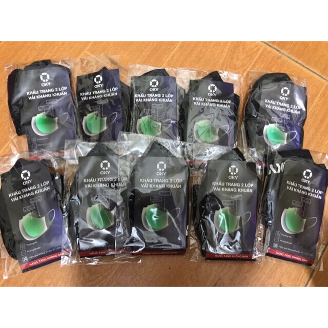 Khẩu trang 2 lớp vải kháng khuẩn Oxy | BigBuy360 - bigbuy360.vn