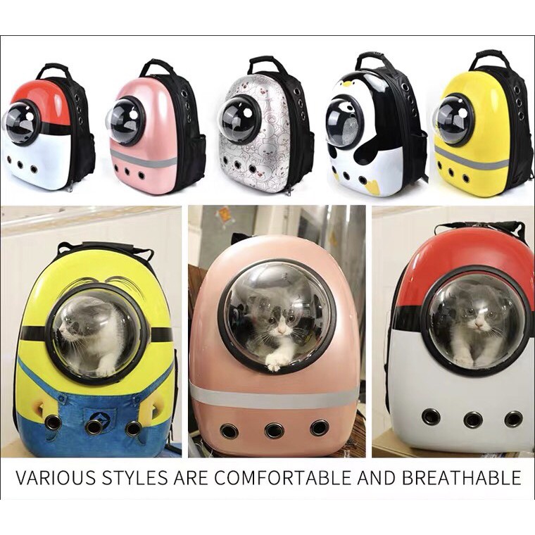 FREESHIP ĐƠN 50K_Balo phi hành gia vận chuyển thú cưng cao cấp