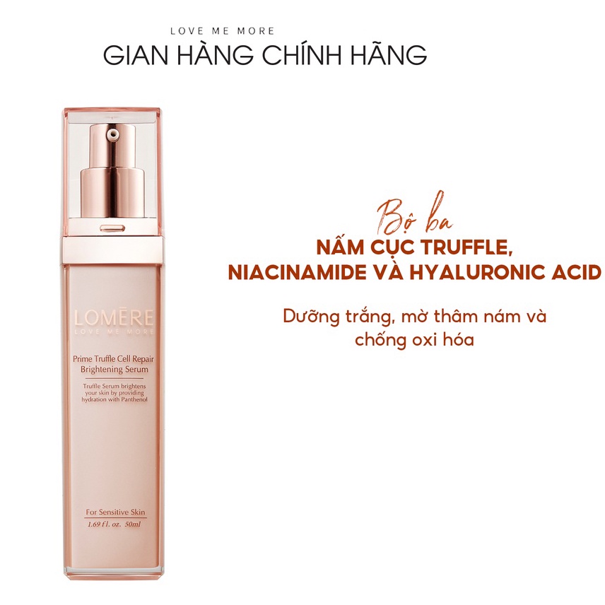 Tinh Chất Dưỡng Trắng Và Phục Hồi Da, Mờ Nám Lomere Prime Truffle Cell Serum 50ml