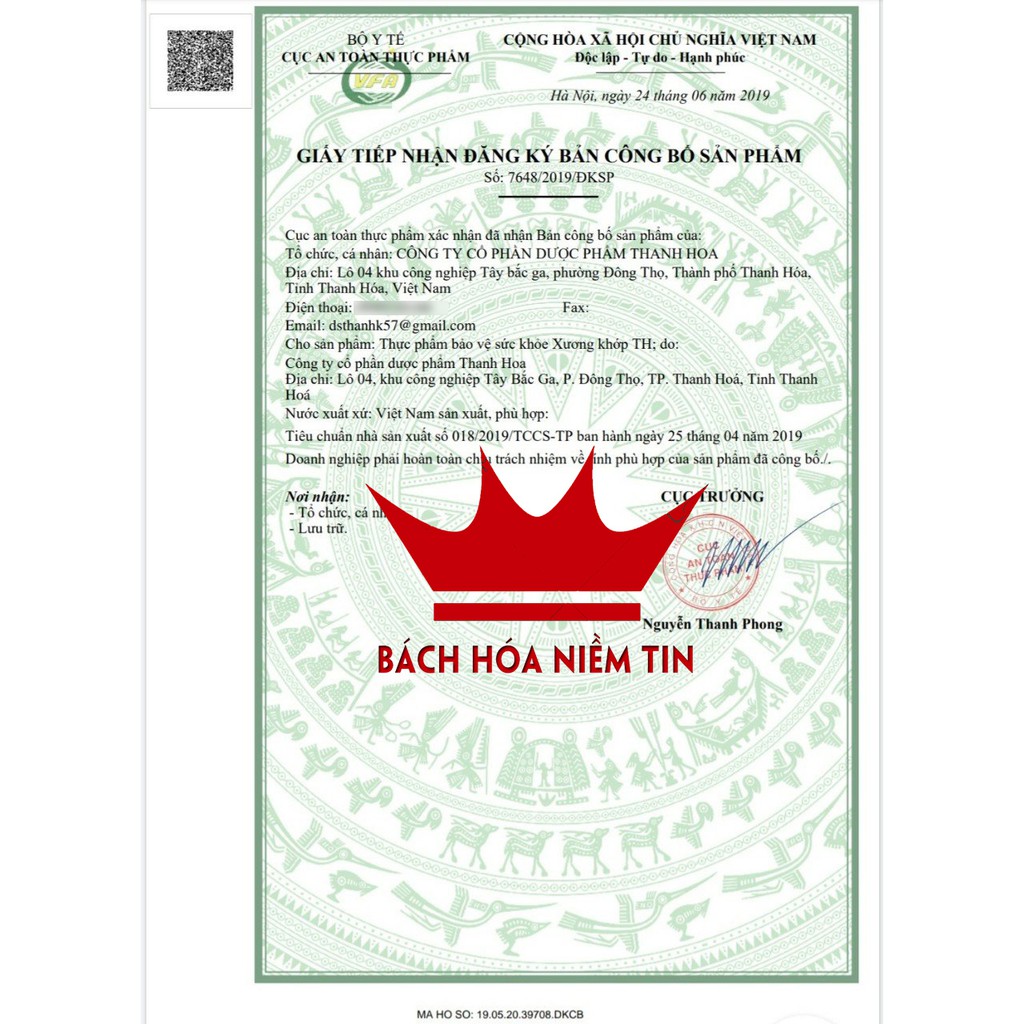Viên uống Xương Khớp TH - Thành phần 100% thảo dược quý giúp giảm đau nhức xương khớp, giúp khớp vận động linh hoạt