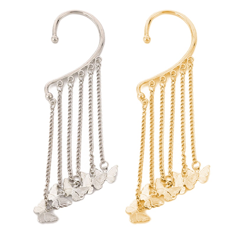 Bông Tai Đeo Vành Tai Đính Pha Lê Sang Trọng