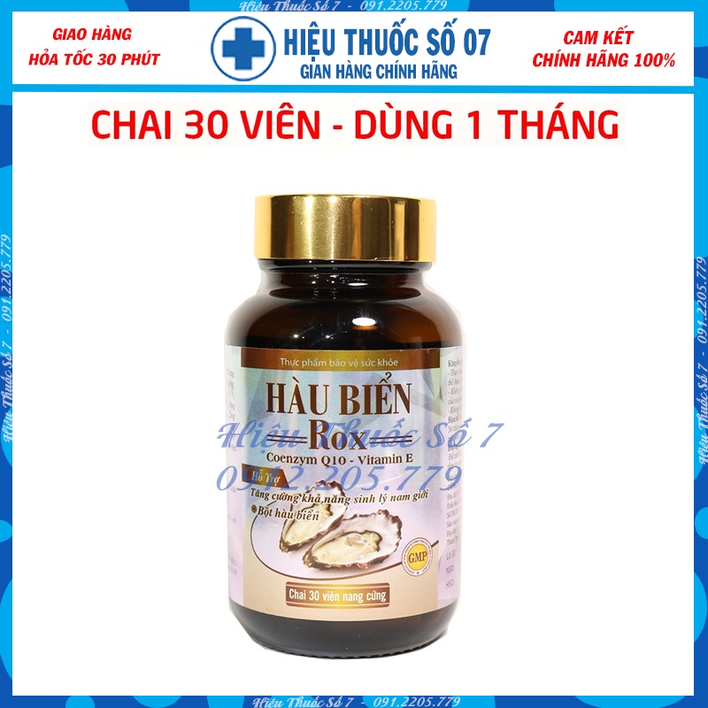 Tinh Chất Hàu Biển Rox tăng cường sinh lý nam, giảm xuất tinh sớm, Cải Thiện Yếu Sinh Lý
