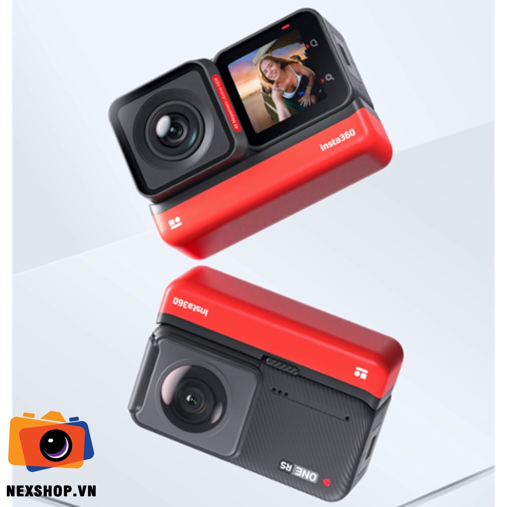 Máy quay hành động Insta360 One RS Twin Edition kèm Module 4K và 360 độ Chính hãng