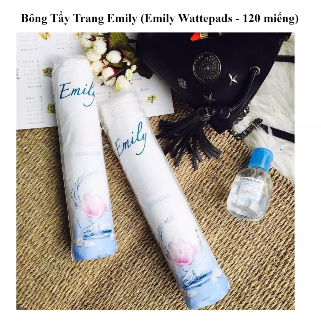 Bông Tẩy Trang EMILY 120 miếng