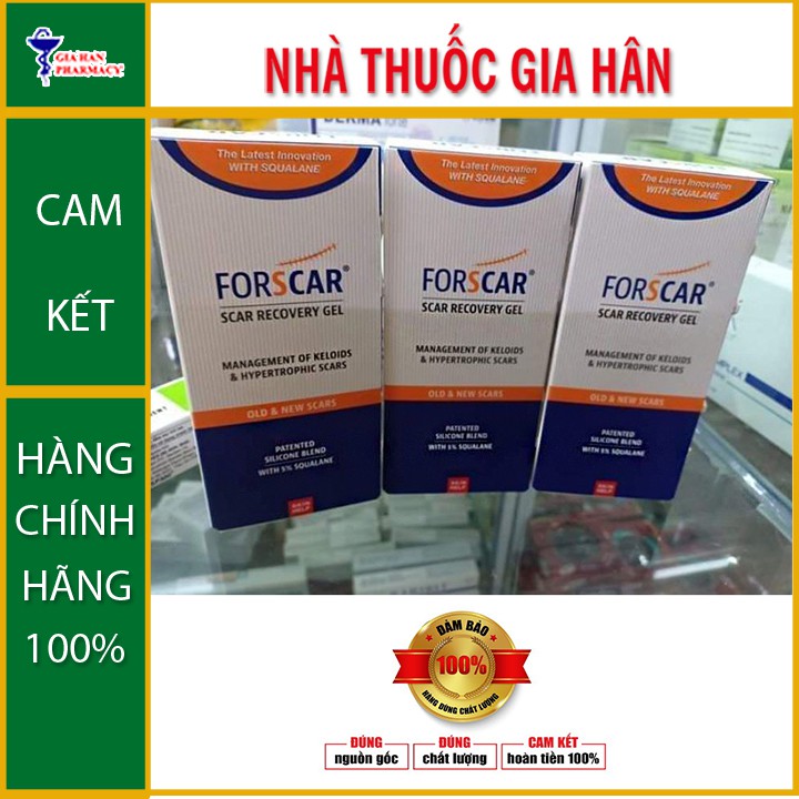 Gel Forscar – Giúp mờ sẹo lồi, sẹo thâm, sẹo lâu năm – Tuýp 10ml – Nhathuocgiahan