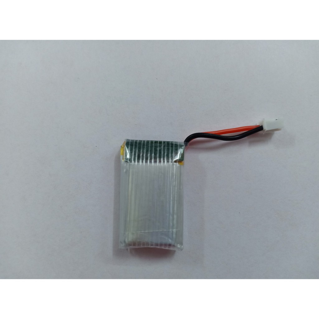 Xuongpin.vn Pin sạc chân dăm trắng vuông to 3.7v 300mah dùng cho máy bay điều khiển từ xa h56 Hàng mới 100%