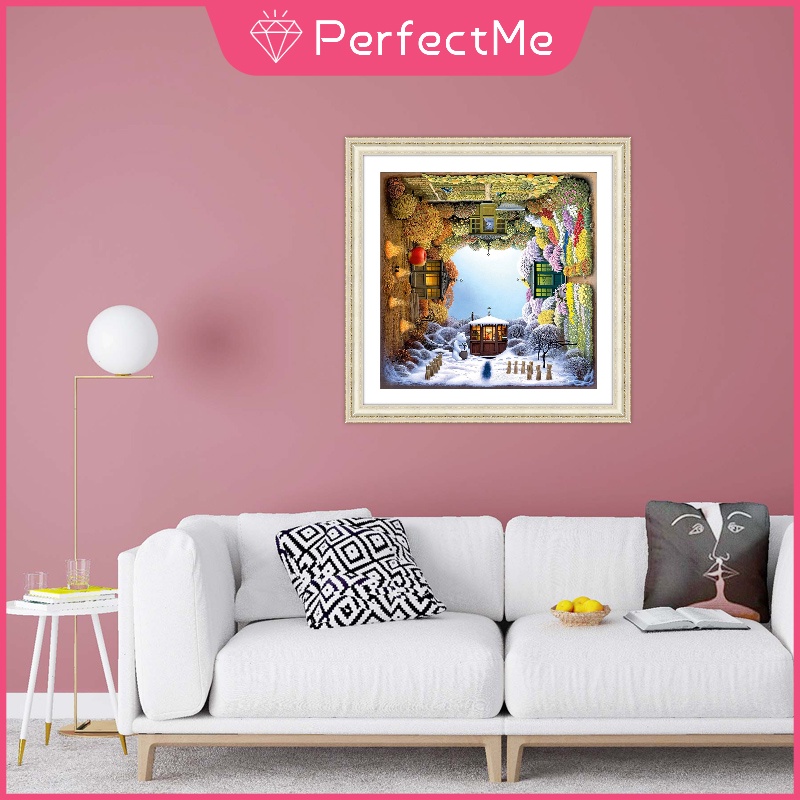 Bộ tranh đính đá 5D họa tiết độc đáo trang trí nhà cửa