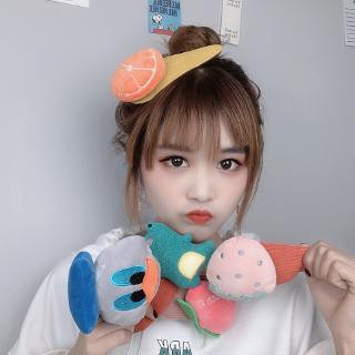 Kẹp tóc hình hoa màu sắc ngọt ngào phong cách Hàn Quốc cho bé gái