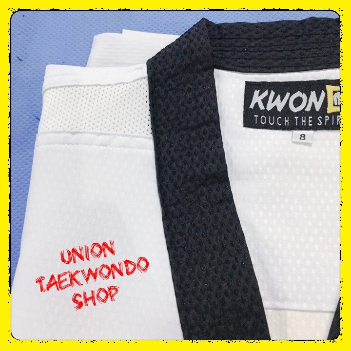 Võ Phục Taekwondo KWON Kim Cương Lưới TÀ DÀI CHUẨN THI ĐẤU x UnionTaekwondoSHOP dobok
