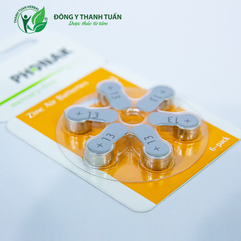 [Phụ Kiện] Pin Máy Trợ Thính Phonak 13 Chính Hãng Đức – Vỉ 6 Viên