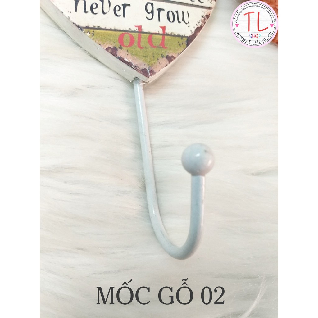 Móc treo tường hình trái tim xinh xắn