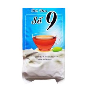 Trà đen số 9 pha trà sữa tem trơn xanh dương 500gr