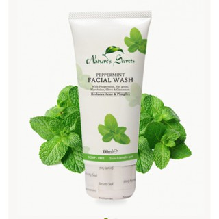 Sữa rửa mặt Nature’s Secret giảm mụn chiết xuất bạc hà 100ml