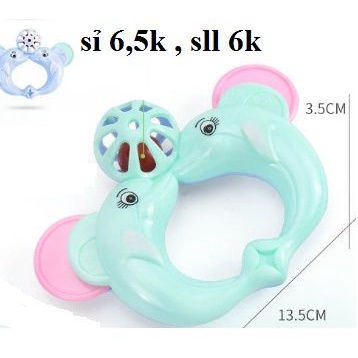 xúc xắc cá heo cho bé (6,5k)