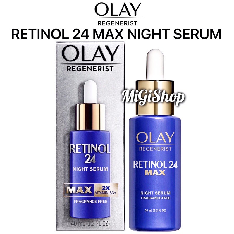 Tinh Chất Dưỡng Da Ban Đêm Olay Retinol 24 Max Night Serum 40ml