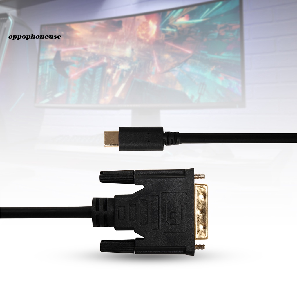 Dây Cáp Chuyển Đổi Xdnxlx 4k Type-C Sang Dvi Dài 1.8m Cho Máy Tính