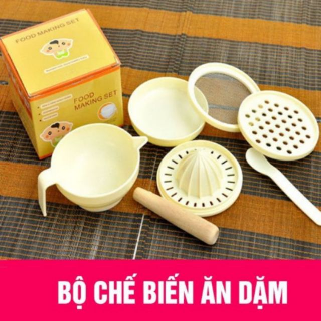 Bộ Đồ Chế Biến Ăn Dặm 7 Món Kiểu Nhật