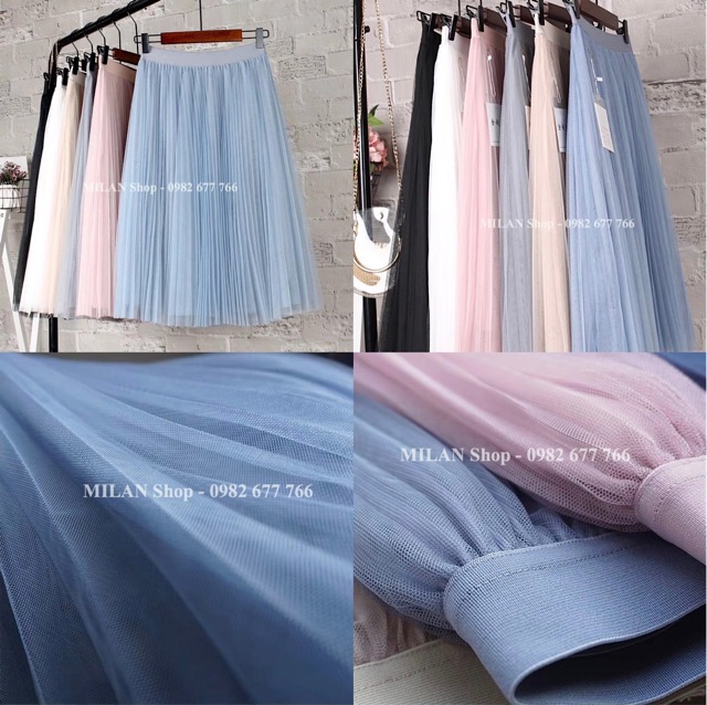 Chân váy tutu công chúa 65cm loại 4 lớp & 3 lớp chất đẹp