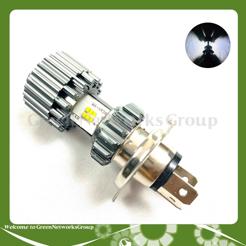 Đèn led siêu sáng HJG R7 chân H4 Greennetworks