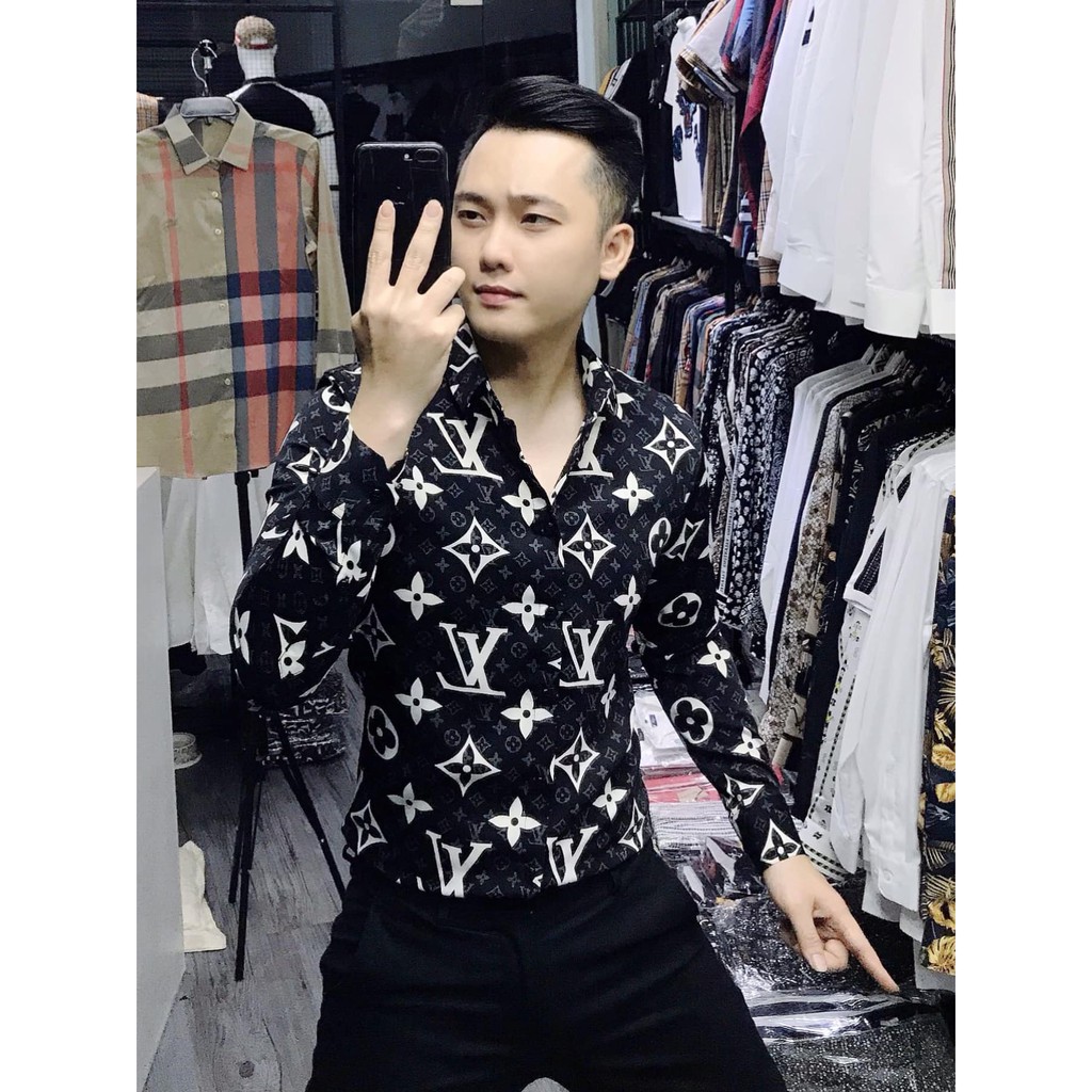 Sơ Mi Nam Lụa Trơn Mịn Không Nhăn Không Phai Không Xù