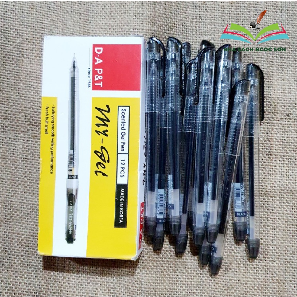 Hộp Bút Mực Nước Hàn Quốc My-Gel 0.5mm Tím DCHT