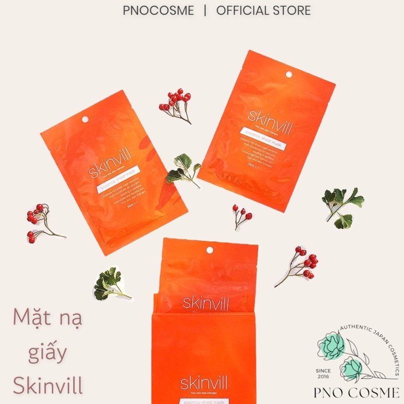 Mặt nạ SKINVILL hộp 4 mask