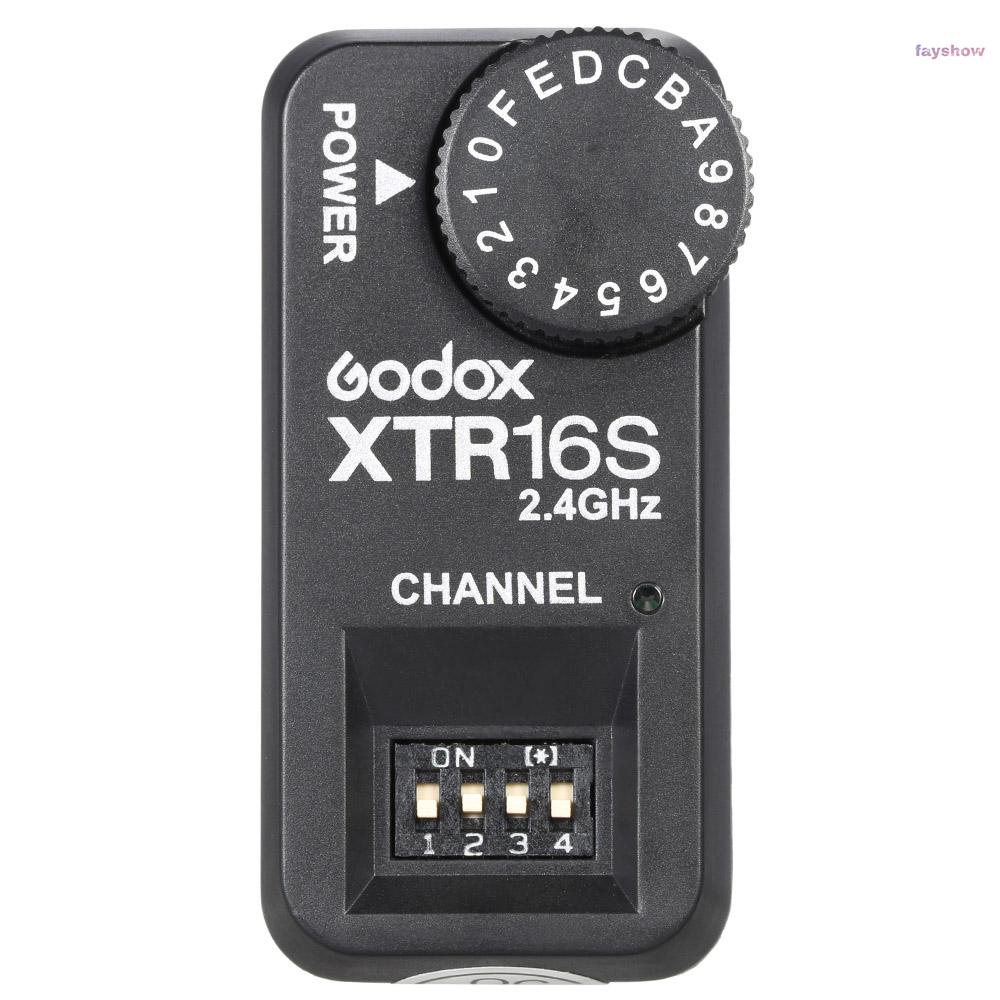 Điều Khiển Đèn Flash Không Dây Godox Xtr-16S 2.4g X-System Cho Ving V860 V850