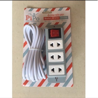 Ổ CẮM PP018 PIPO 2000W( dây dài 3m)