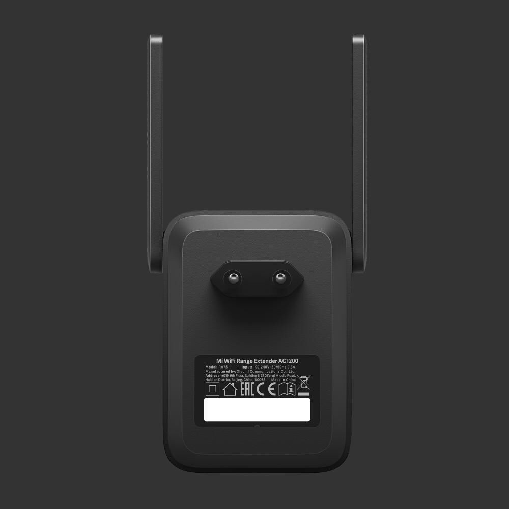 Kích sóng Wifi Xiaomi Repeater AC1200 RA75 2 băng tần 2.4Ghz và 5Ghz