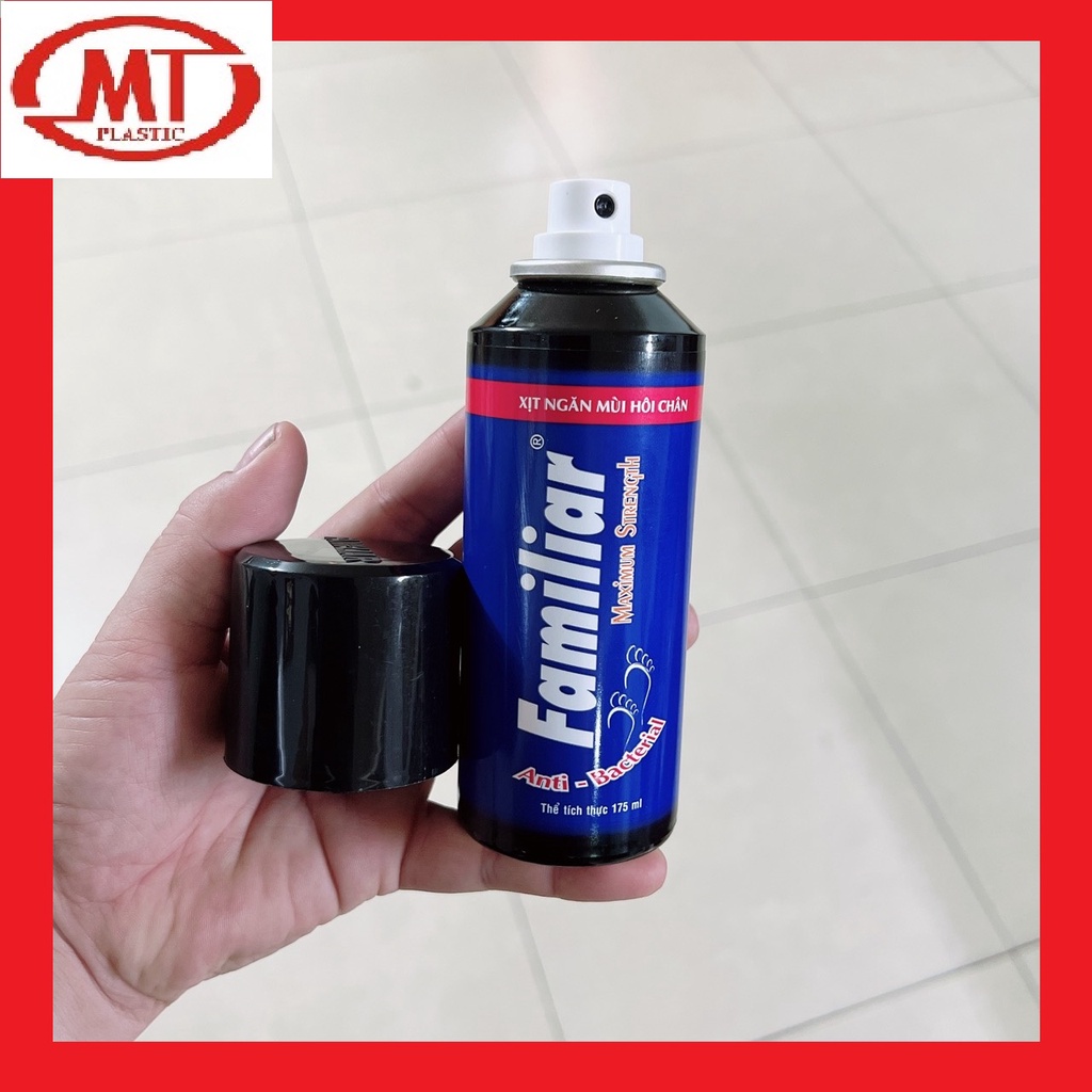 Xịt khử mùi nón bảo hiểm, giày, hôi chân Familiar chai 175ml
