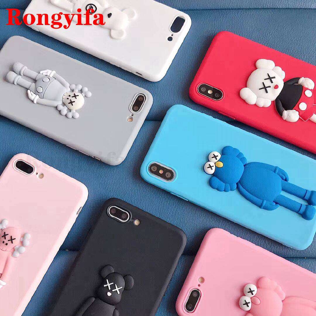 Ốp điện thoại mềm dễ thương hình KAWS dành cho OPPO A7 A5S A5 A3S A3 A83 A1 A79 A77 F3 F5 A73