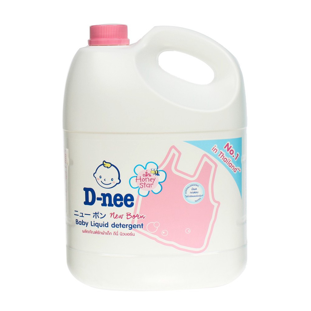 Nước Giặt Quần Áo Cho Bé An Toàn- Diệt Khuẩn D-Nee - Chai 3000ml - Giao màu ngẫu nhiên