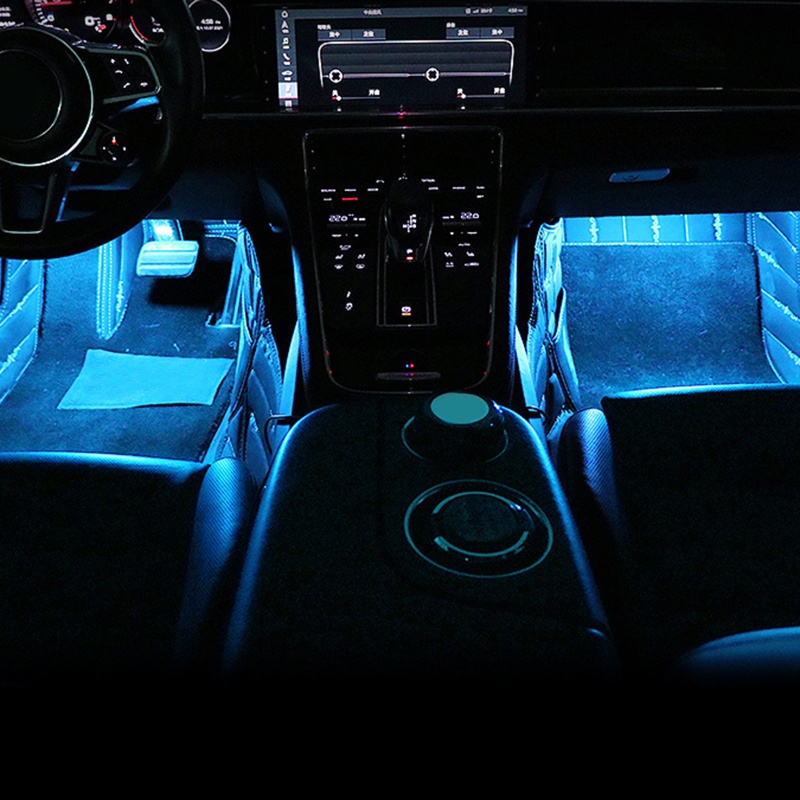 Dây Đèn LED 4 Trong 1 Nhiều Màu Trang Trí Nội Thất Xe Hơi