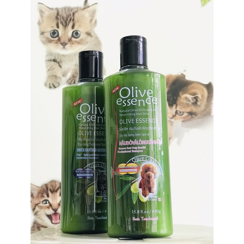 Sữa tắm olive trị ve bọ chét chó mèo