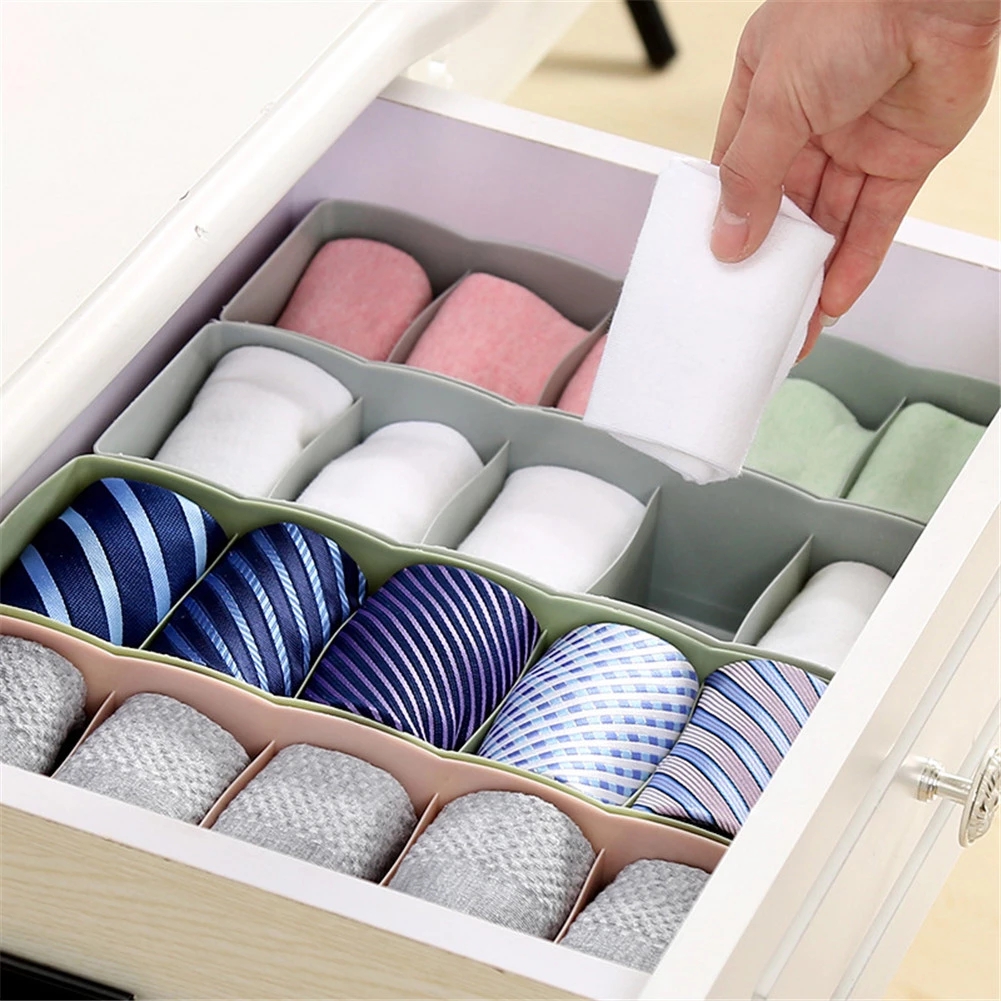 Hộp nhựa 5 ngăn thiết kế dạng kéo đựng đồ đa năng