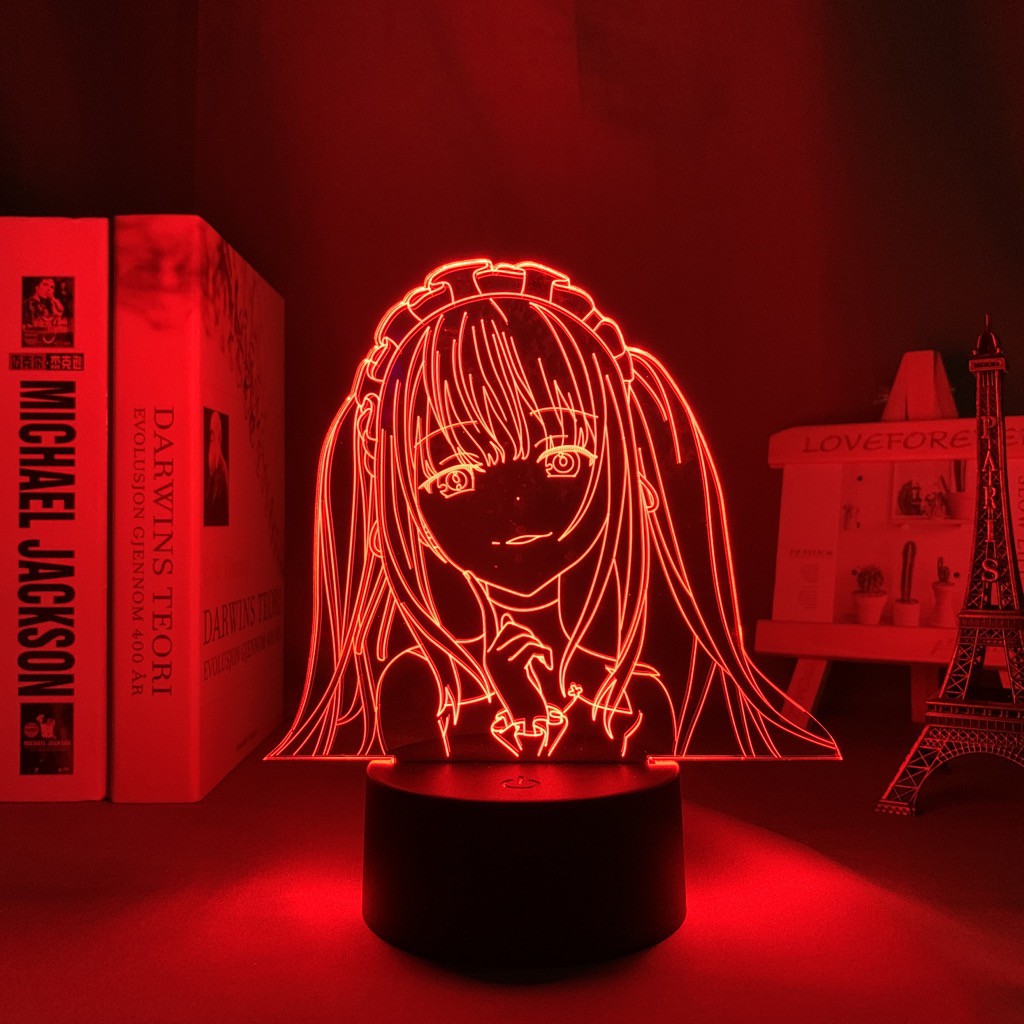 Đèn led ngủ 3D hình nhân vật anime Date A Live Kurumi Tokisaki