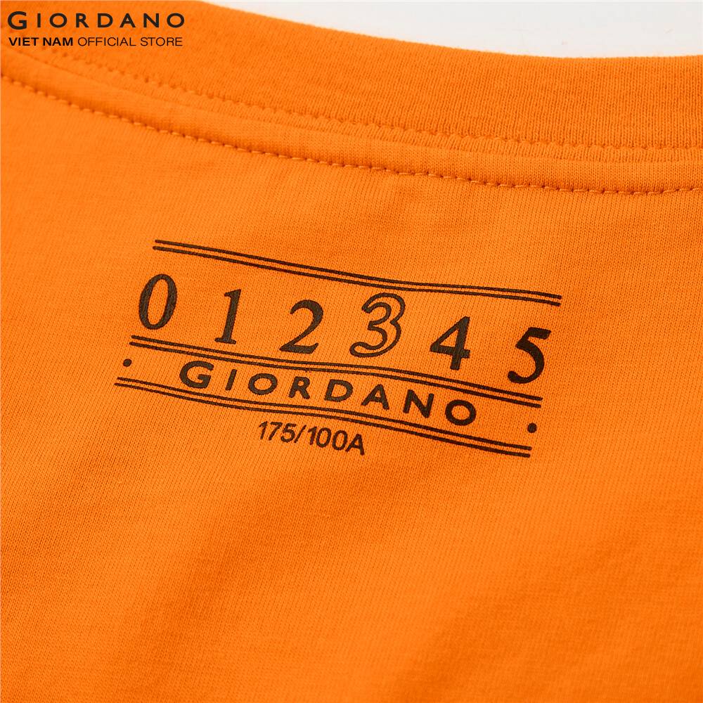 Áo Thun Ngắn Tay Cổ Tròn Nam Giordano 01091208