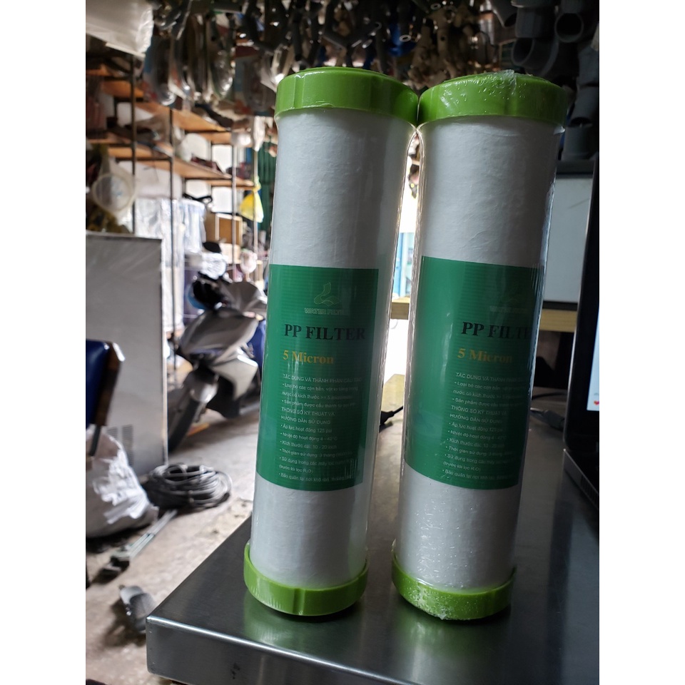 Combo 2 lõi lọc nước PP FILTER ( Số 1) cho máy lọc nước RO