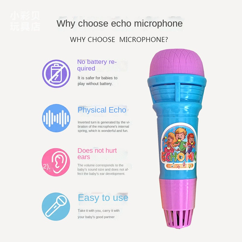 Bộ micro đồ chơi nhiều màu sắc cho trẻ em