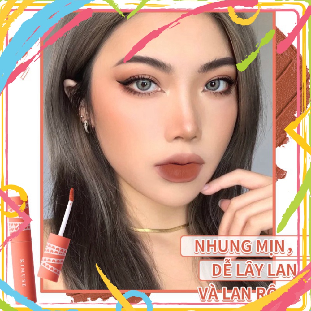Son kem màu lì KIMUSE 5ml