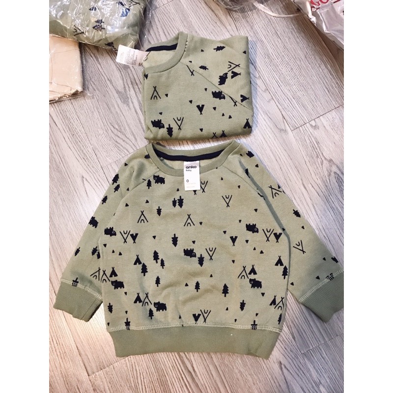 👶🏻👶🏻 Áo nỉ bông xuất dư HIỆU ANKO 👶🏻👶🏻