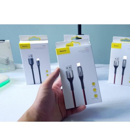 Dây Sạc iphone Baseus Horizontal dài 1m/2m sạc nhanh 2.4A Sạc nhanh ipad/iphone/6/7/8/x/xs/xsmax/11/11pro