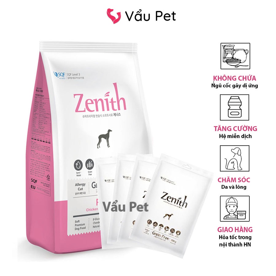 Thức ăn cho chó Zenith Puppy 300g - Thức ăn hạt mềm cho chó nhỏ Vẩu Pet Shop