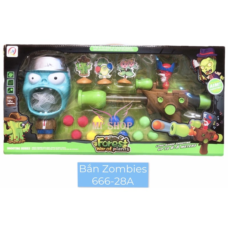 Set Bắn Banh Zombies Plants 666-28A